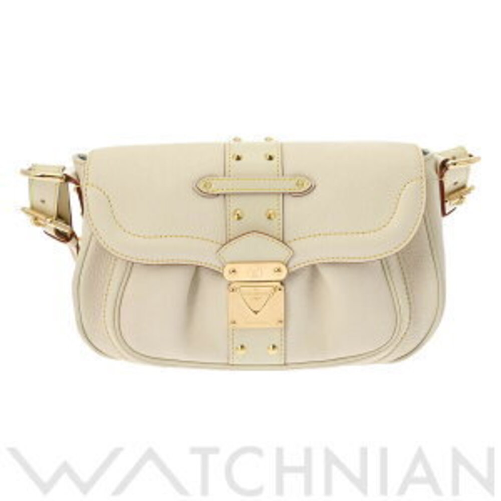 Louis Vuitton Suhali Confidant Shoulder Bag White Goatskin Shoulder